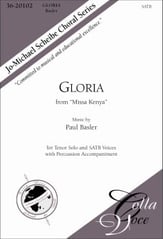 Gloria from Missa Kenya SATB choral sheet music cover